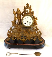 Ancienne Pendule Jeanne D'Arc