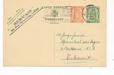 D69268 Liege 1938 - Tirlemont Belgium Postal Stationery Carte-Postale