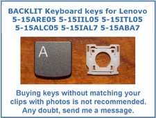 BACKLIT Keyboard KEY for Lenovo 5-15ARE05 15IIL05 15ITL05 15ALC05 15IAL7 15ABA7