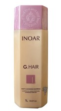 INOAR G. Hair for Curly Hair: Step 1 Deep Cleansing Shampoo 33.8 oz