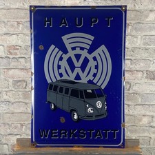 VOLKSWAGEN T1 Enamel Sign 23.6x15.7" (60x40cm) Nice Rare Vintage Wall Decoration