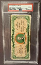 1933 Dietz Gum Presidents Abraham Lincoln PSA 2