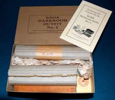 ANTIQUE KODAK DARKROOM OUTFIT NUMBER 2 never used c1935