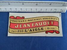 Chromo transfert  Tracteurs