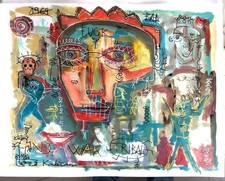 Peinture Originale Sur Papier