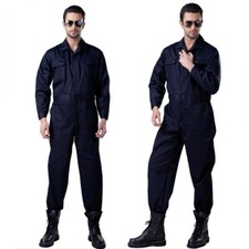 Homme Manches Longues one piece Combinaison Vêtement de Travail Salopette Multi