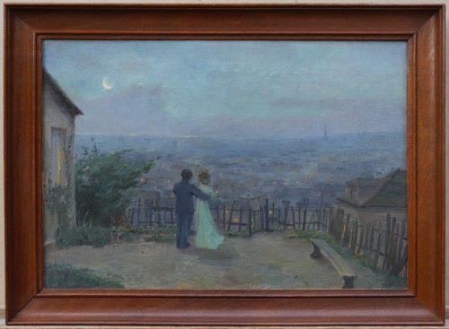 Paris amoureux lune - la, lune.tour