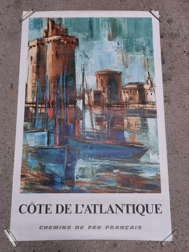Affiche publicitaire vintage