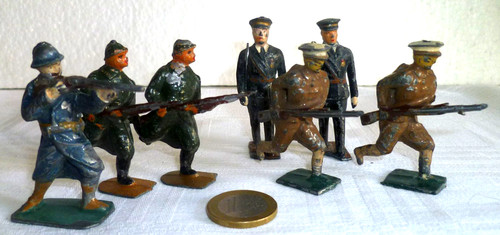 Anciens soldats plomb - soldats,