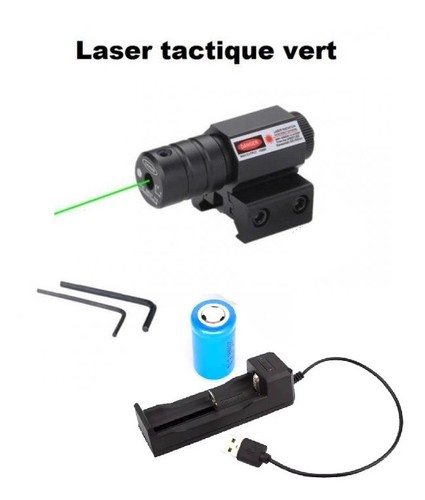 Laser tactique vert avec - laser,
