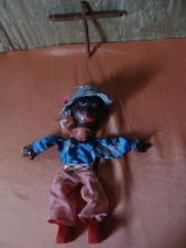 6 Antique 1930s-50s Wire Puppets