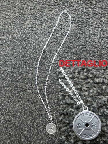 Pendentif collier poids disque - pendentif,