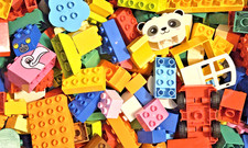 LEGO DUPLO Bulk Lot 100 Pieces Assorted Bricks Parts Specialty Kids Building Mix