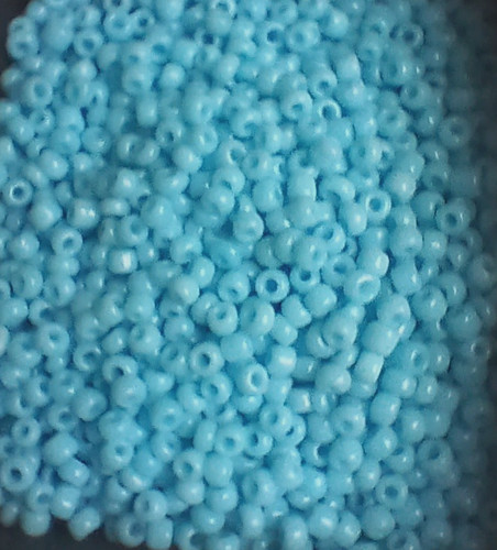 Perles rocaille bleu - , clair