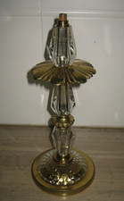 Ancien Pied de Lampe Laiton