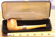Mastercraft Genuine Meerschaum Pipe and Case Beautiful Coloring