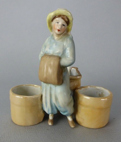 Moutardier femme laitiere - moutardier, pot