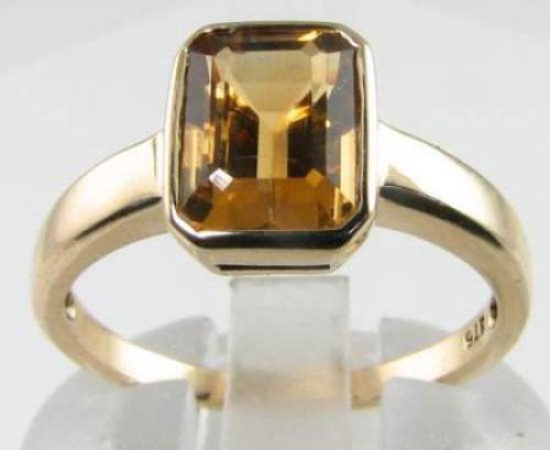 Lush bague art déco solitaire - lush,