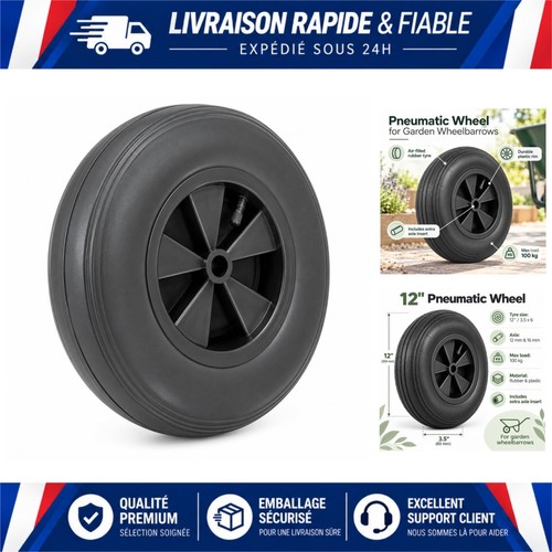 Roue brouette x 6 - roue,