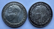 2 PIECE LOT 1958 BELGIUM 50 FRANCS DUTCH LEGEND .835 SILVER COMMEMORATIVE COINS