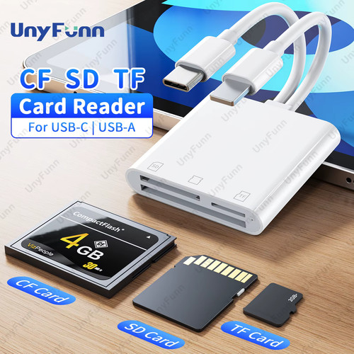 Lecteur cartes usb c - cf, tf