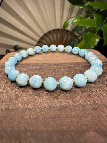 Bracelet larimar naturel - naturel,