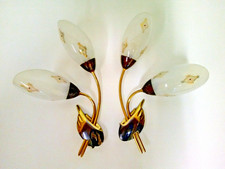  PAIRE APPLIQUE MONTURE BRONZE