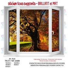 STICKER TROMPE L'OEIL FENETRE