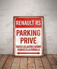 Plaque métal vintage Renault