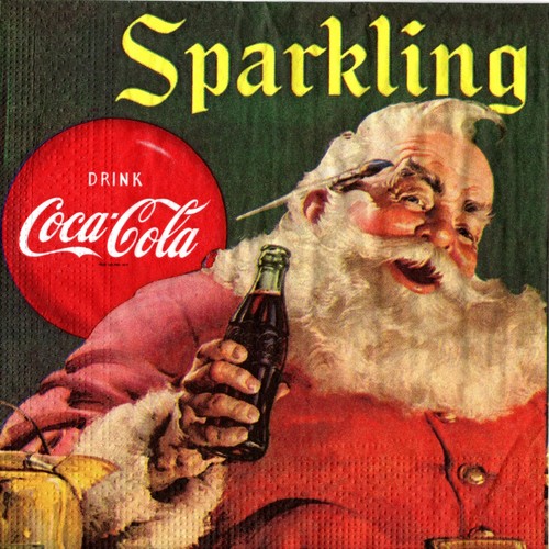 Serviettes papier coca cola - papier,