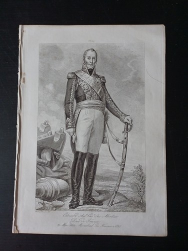 Gravure maréchal edouard - du,