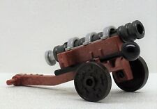 Canon Braun + 1 Munition Playmobil Pour Chevalier Croisé Château-fort Tour