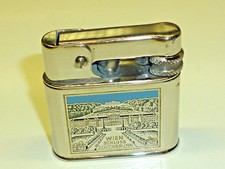 Eveready (Otto Gaedike) Semi-Automatic Lighter W. Nice Patterns - 1949 - Germany