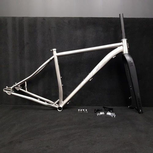 Cadre titane curve 294 - titane, "curve