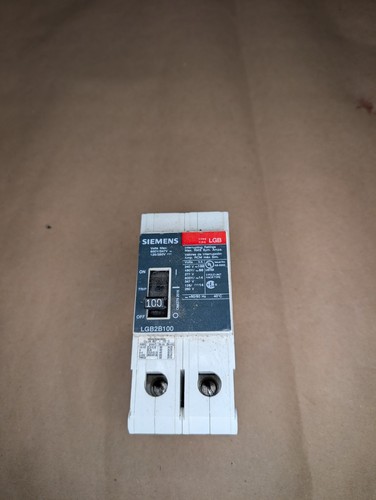 Siemens lgb2b100 100a - 2, pole