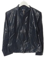 GINA LAURA Veste en cuir synthétique Dames Veste T EU 38 bleu style décontracté