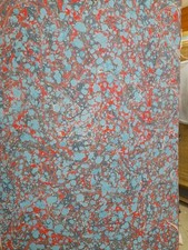 Papier marbré à la cuve de