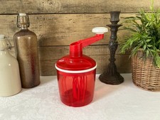 1025⚜️ Ustensile Cuisine Batteur Manuel Rouge Tupperware Speedy-Chef 1.35 Litres
