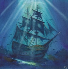 navire coulé peinture