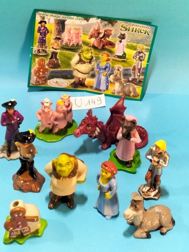 Lot u149 figurines shrek 3 - lot,