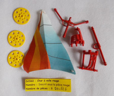 Kinder - Char à voile rouge -