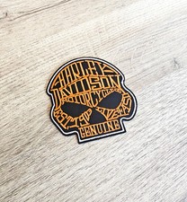 Patch skull GENUINE BIKER