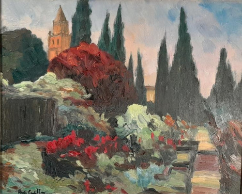 Tableau huile paysage - huile,