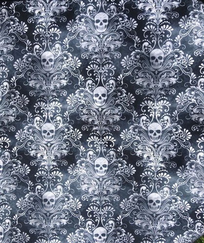 Foulard tête crâne filigrane - tête,