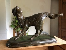 Bronze chien léonberg Michel