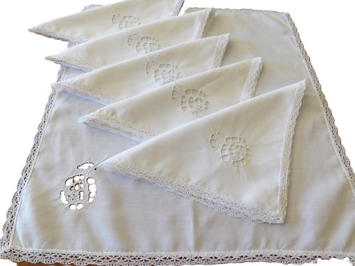 Serviettes table en - 6, de