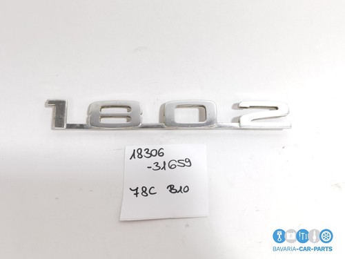 Emblème original bmw 1802 e10 - emblème,