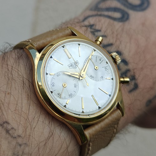 Heuer 3645 big eye valjoux - big,