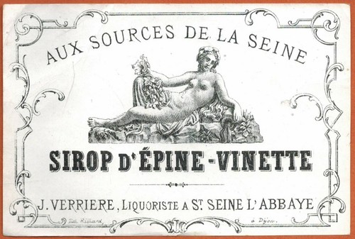 Ancienne etiquette sirop - ancienne, etiquette"sirop