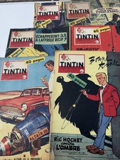 Lots de6 Des Magazine TINTIN le Journal des jeunes N°-572-576-575-578-584-de1959